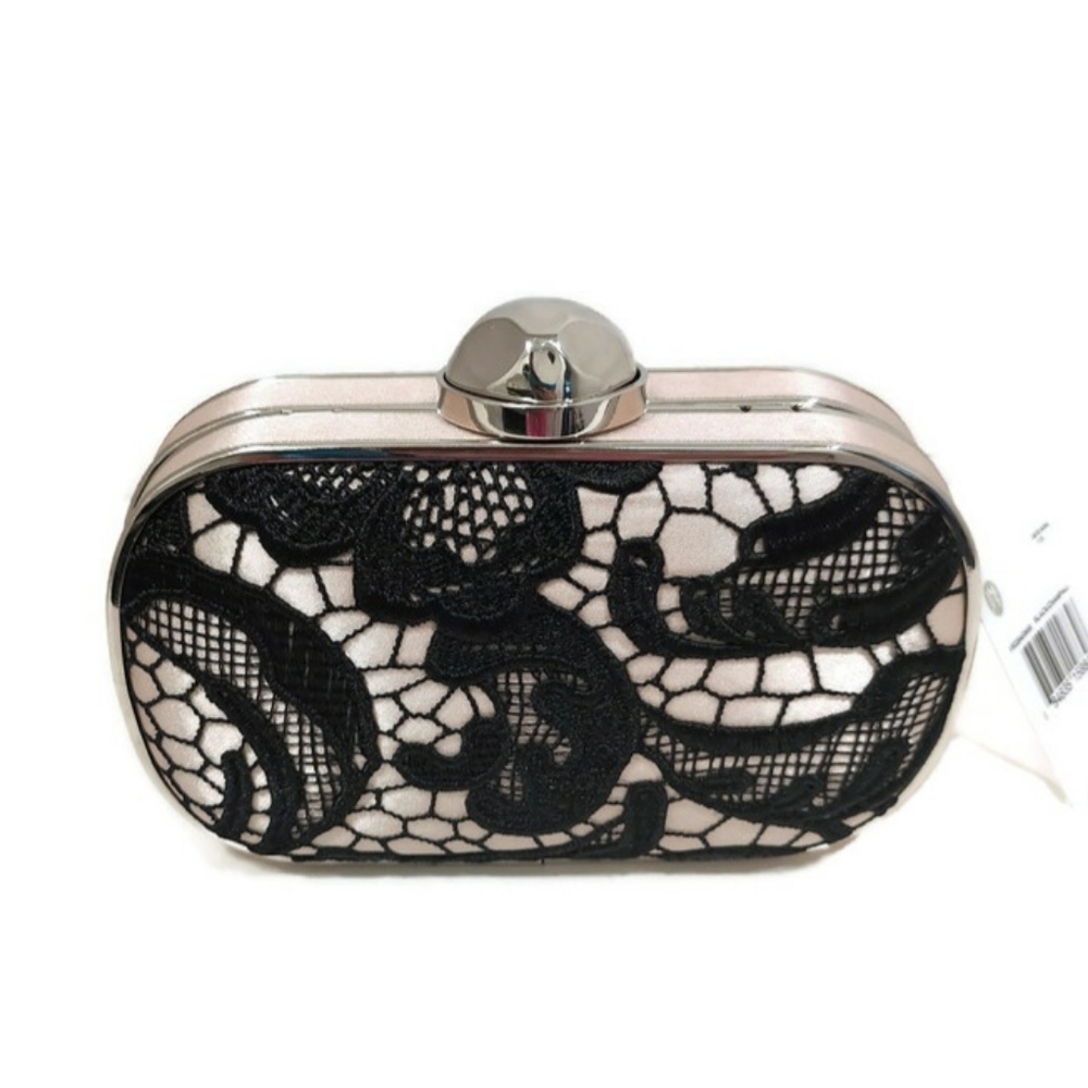 NWT Jessica Mcclintock Lace Minaudiere